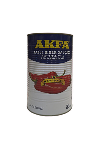 AKFA ÇAY Tatlı Biber Salçası Teneke 4250g