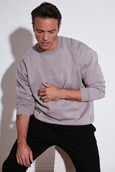 Buratti Regular Fit Crew Neck Cotton Lining Soft Raised Sweat Men's SWEAT 5905255