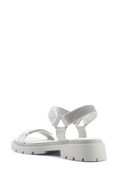 Nine West Onala 5fx Grı Kadın Kalın Taban Sandalet