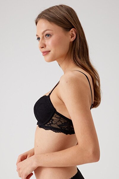 Pierre Cardin Γυναικείο σουτιέν Black Lace 6200 Madrid Underwire - TAK Strap