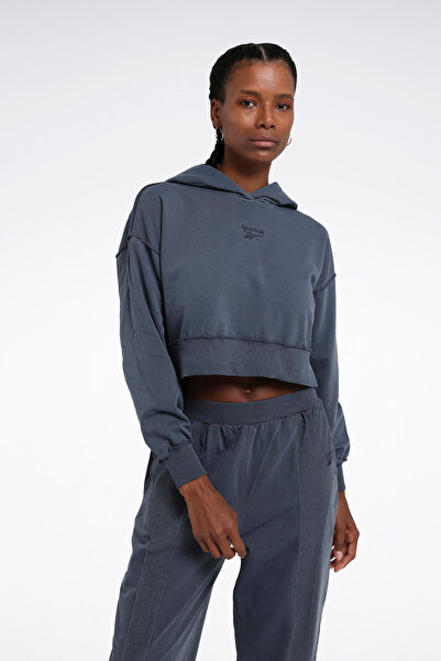 Reebok BELINDA HOODIE Mavi Kadın Sweatshirt