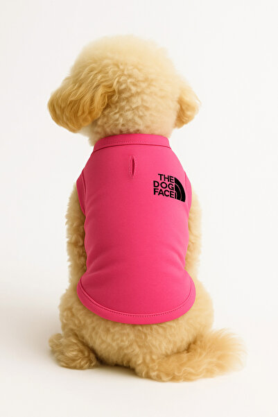 MPZ Pets Cat and Dog Outfit & Dress - Pink the Dog Face Tank Top