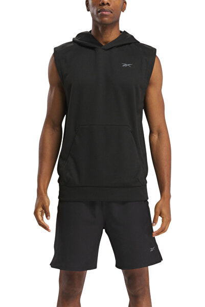 Reebok STRENGTH SLVLS HOODIE Hanorac negru pentru bărbați