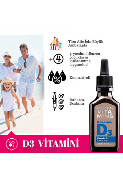 Genel Markalar Essential Vitamins Orta Zincir Trigliseridleri Ve D Vitamini I...