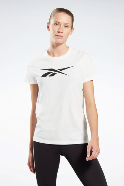 Reebok Te Graphic Tee - Vector White Women's Short Sleeve T-Shirt