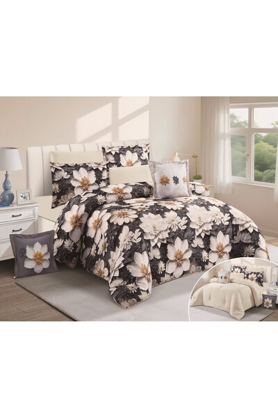 HOURS Man Horse Quilt Set 4 Pieces Woody Sheila-10