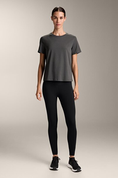 Oysho Cotton blend short-sleeved T-shirt