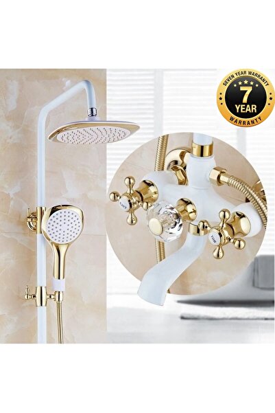 OEM BANYO BATARYASI DUŞ SETİ BEYAZ/GOLD İTHAL ÖZEL ÜST KALİTE ÜRETİM 7 YIL GA...