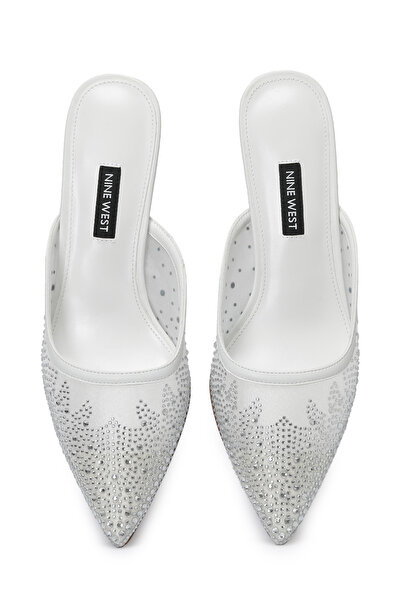 Nine West Adred 4Fx White Women's Heeled Slippers