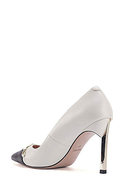 Nine West Pantofi cu toc FETTA 3PR albi pentru femei