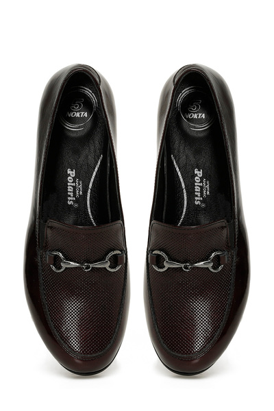 Polaris 5 Nokta 105620.RZ5PR Bordo Kadın Topuklu Ayakkabı