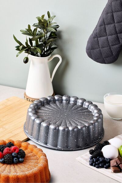Perotti Cake Pro Casting Daisy Silver Tart Mold 26 cm