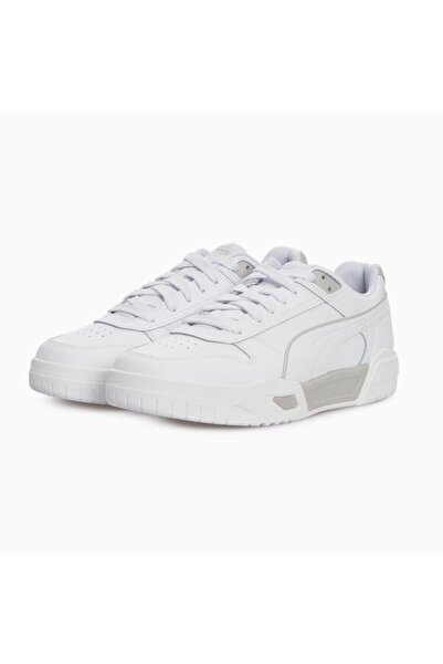 Puma RBD Tech Classic-White-Gold-Cool Light Gray Erkek Spor Ayakkabı
