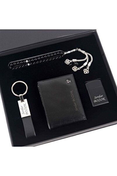 Pierre Cardin Kişiye Özel Premium Pierre Cardin Cüzdan Çakmak Anahtarlık ve T...