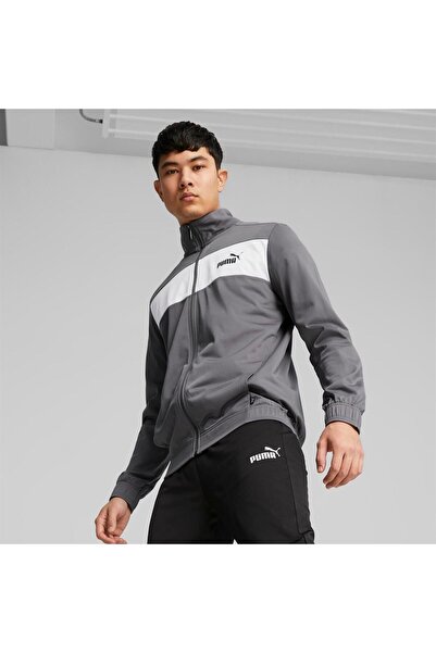 Puma Poly Suit Cl Cool Dark Gray-Puma White Men's Tracksuit Set