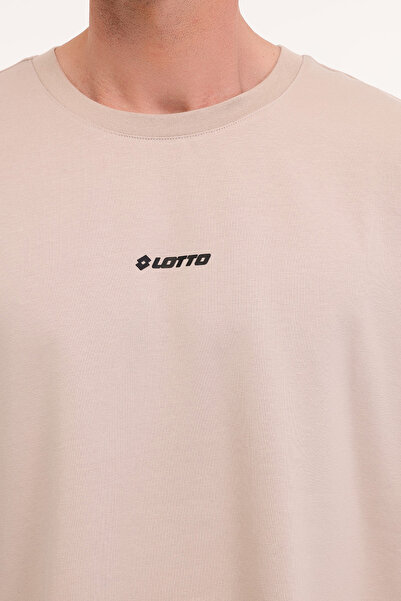 Lotto Ανδρικό κοντομάνικο μπλουζάκι M-AISON TEE 5FX σε γκρι χρώμα