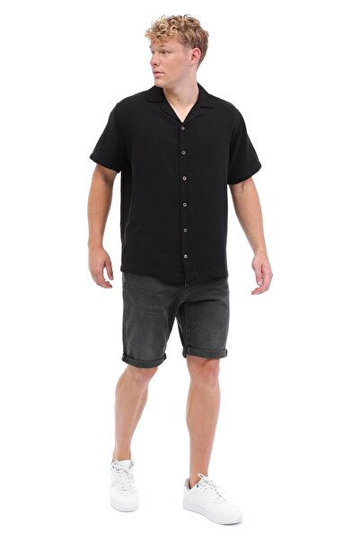 Lee Örme Şort Gri Erkek Şort