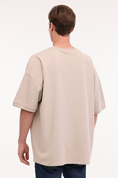 Lotto Ανδρικό κοντομάνικο μπλουζάκι M-AISON TEE 5FX σε γκρι χρώμα