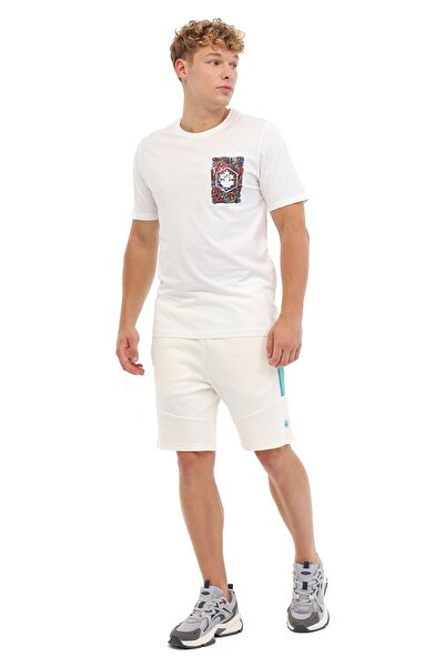 lumberjack ML FIZZY 11ID343-069 5FX Λευκό ανδρικό κοντομάνικο μπλουζάκι