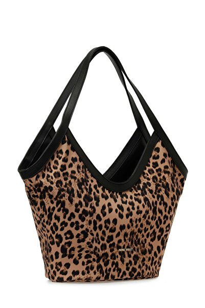 Nine West DUOBLY 5PR Leopar Kadın Omuz Çantası
