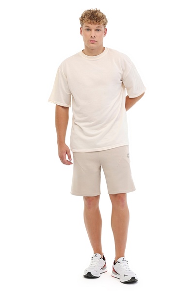 Lotto M-ZUMA SHORT 5FX Bej Erkek Şort