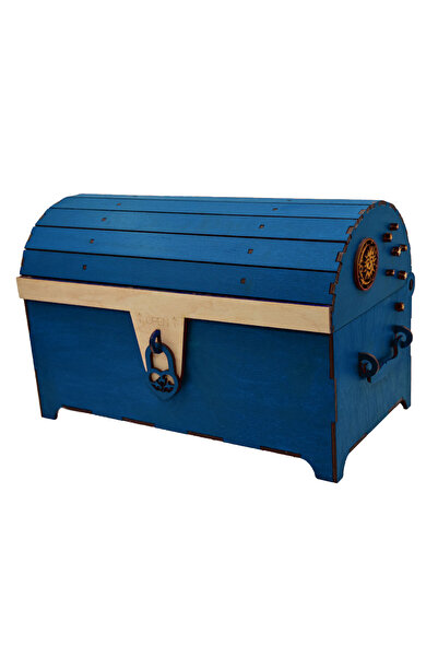 Piksel Cutie, Cufar din lemn, Piksel, pentru Trusou Botez, 35x18x23 cm, lucra...