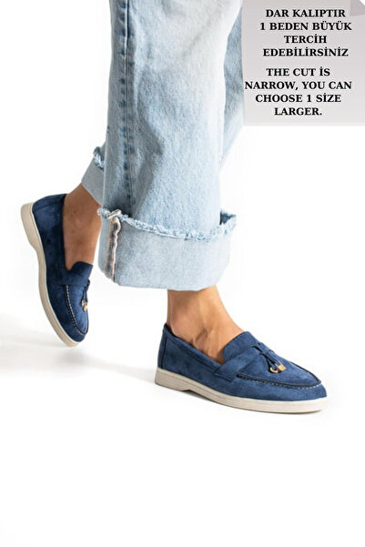 diclepolat Дамски тъмносини велурени мокасини