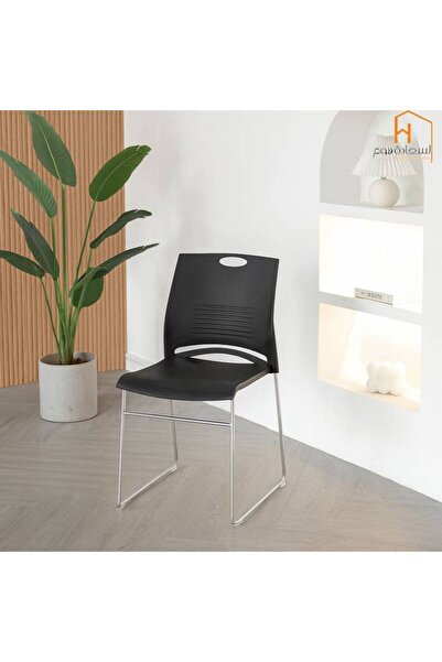 Al Saada Home كرسي ألياف مفرد - أسود