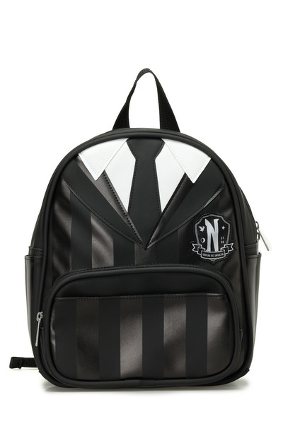 WEDNESDAY BLACK  SRT 5FX Siyah Kız Çocuk Sırt Çantası