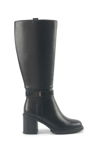 Nine West Nathie 5Pr Black Women's Heeled Boots