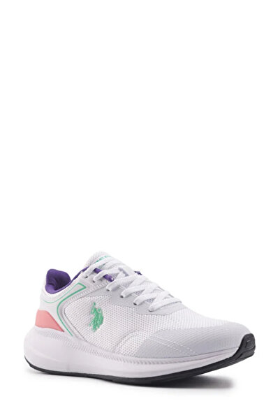 U.S. Polo Assn. Bílé dámské běžecké boty PASIFIC WMN 4FX