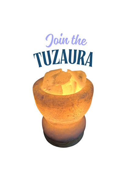 tuzaura tuz lambası ateş çanağı tuz lambası