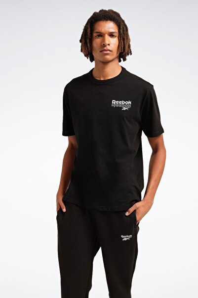 Reebok RI BRAND PROUD GFX SS TEE Siyah Erkek Kısa Kol T-Shirt