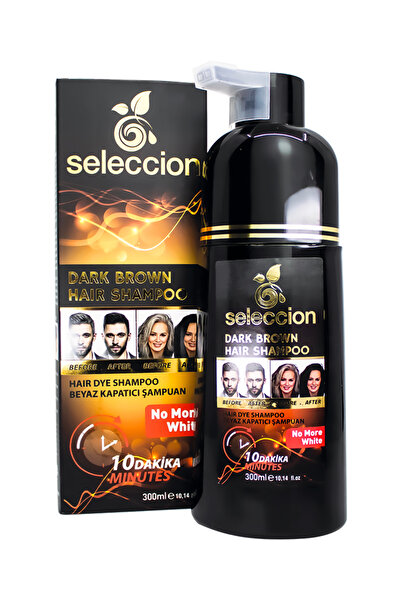 Seleccion Beyaz Kapatıcı Şampuan Koyu Kahve 300 ml