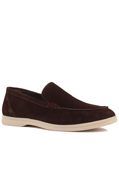 SailLakers - Brown Suede Leather Men's Casual Shoes 101-6046-101