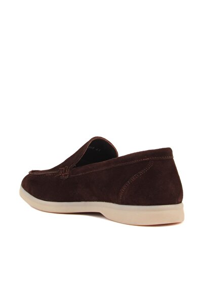SailLakers - Brown Suede Leather Men's Casual Shoes 101-6046-101
