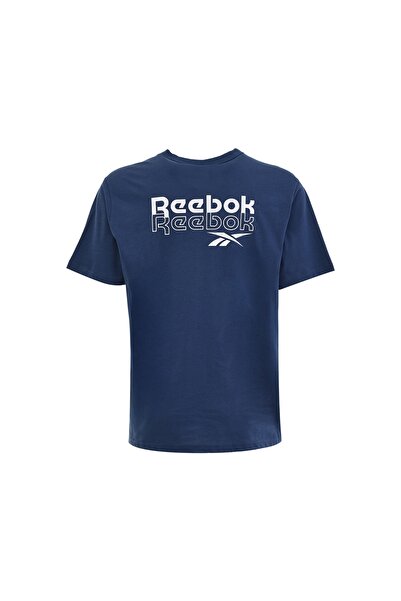 Reebok RI BRAND PROUD GFX SS TEE BLUE- Ανδρικό κοντομάνικο μπλουζάκι