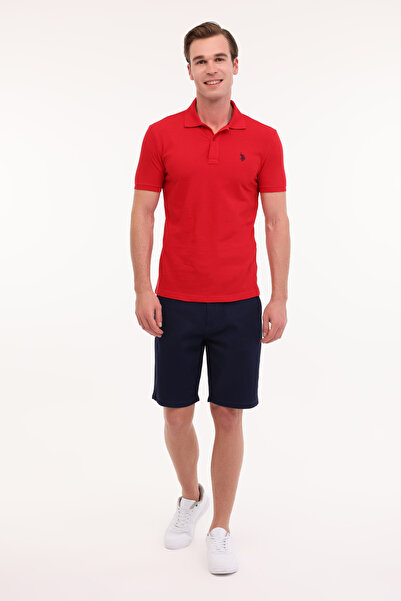 U.S. Polo Assn. GTP04IY025 Κόκκινο ανδρικό κοντομάνικο μπλουζάκι