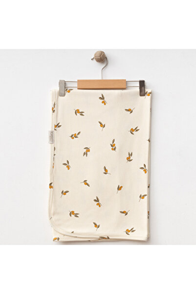 HENGAME بطانية أطفال قطنية منقوشة بالزيتون للجنسين من Obaby - إكرو (85x90 سم)