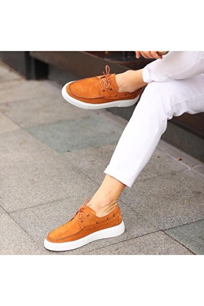 SailLakers - Ανδρικά παπούτσια Casual Tan Suede 101-8032-HE1065
