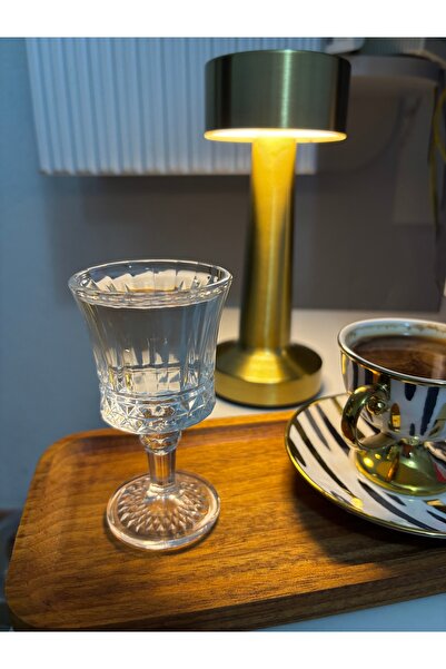 SEVEN7 Kahveyanı Ayaklı Bardak 5.5x11cmyükseklik