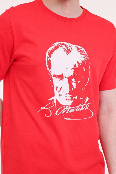 Kinetix UL 11ATA-Y51 5FX Kırmızı Unisex Kısa Kol T-Shirt