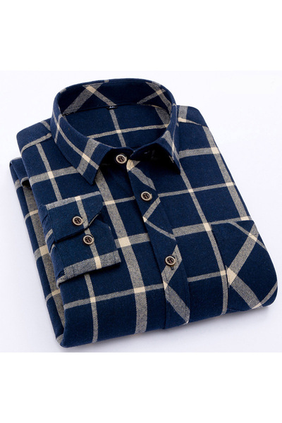 hodbehod BÜYÜK BEDEN BATTAL UZUN KOL CEPLİ BABA GÖMLEK 2XL,3XL,4XL (ÜST KALİT...