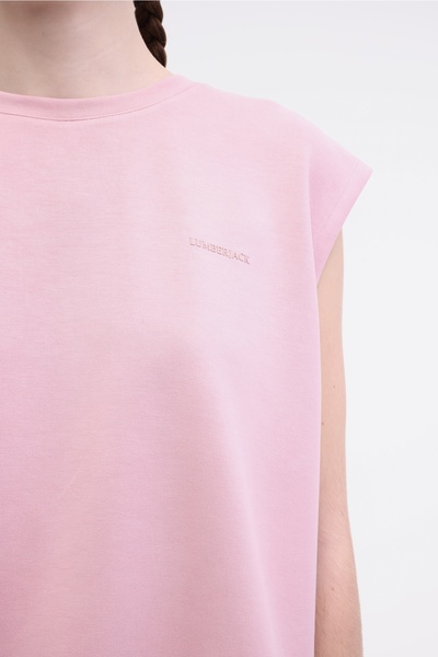 lumberjack WL MARZIA 11MS444 5FX Ροζ γυναικείο κοντομάνικο μπλουζάκι