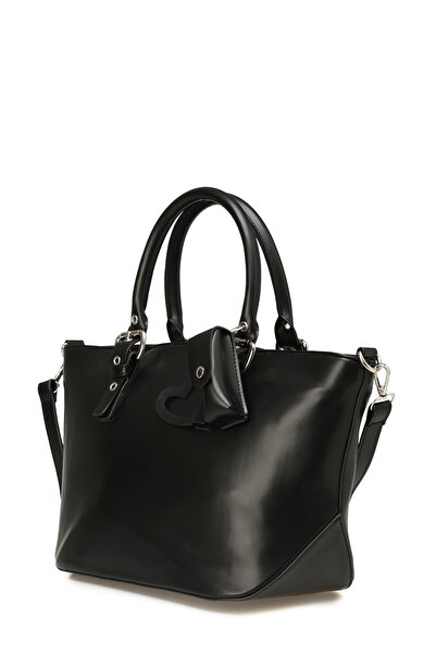 Butigo CLT KEMERLI KL 5PR Μαύρη γυναικεία τσάντα ώμου