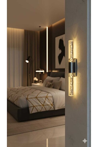 BACKHOME Bubblelight Medium Antrasit Modern LED Duvar Apliği (Elektrikli)