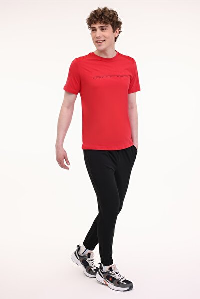 lumberjack ML SONO 11ITL615 5FX Kırmızı Erkek Kısa Kol T-Shirt