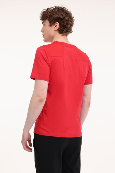 lumberjack Μπλουζάκι ML SONO 11ITL615 5FX Kırmızı Erkek Kısa Kol