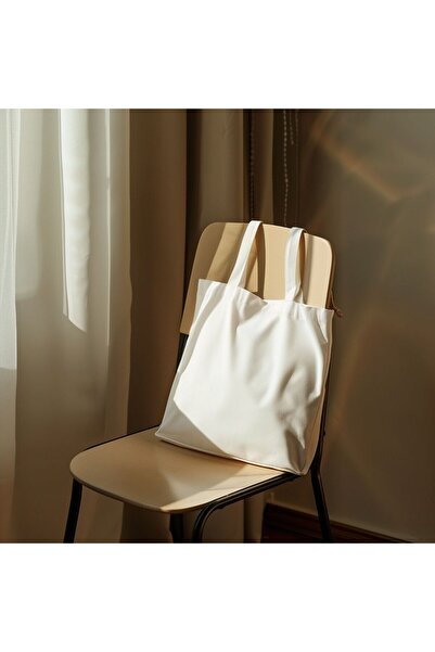 NURGİTA HOME Baskısız %100 Pamuk Ham Keten Bez Çanta Boyamaya Uygun 35x40cm