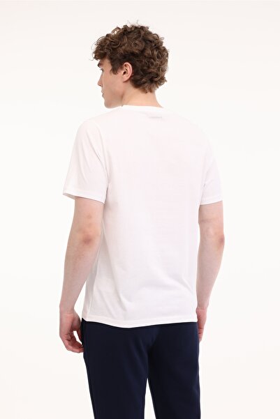 lumberjack ML SIERENE 11LLM08 5FX Beyaz Erkek Kısa Kol T-Shirt